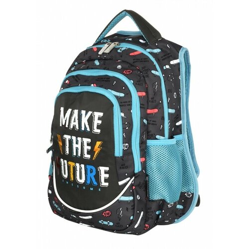Рюкзак школьный schoolформат Future, модель Soft 3, мягкий каркас, трехсекционный, 40х28х20см, 22л, для мальчиков