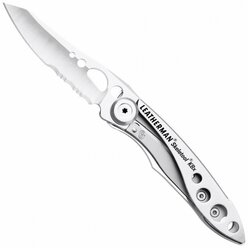 Нож складной LEATHERMAN Skeletool KBX (832382) stainless steel