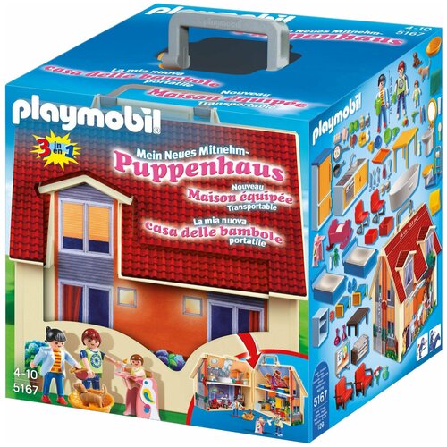фото Набор с элементами конструктора playmobil dollhouse 5167 мой новый кукольный домик