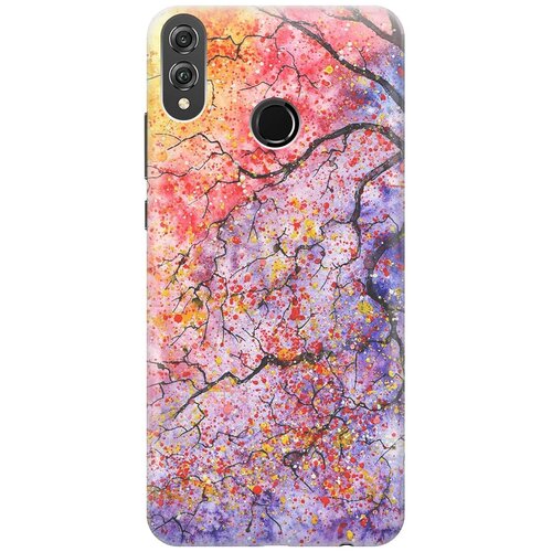 фото Re:paчехол - накладка artcolor для honor 8x с принтом "лето в ветках"