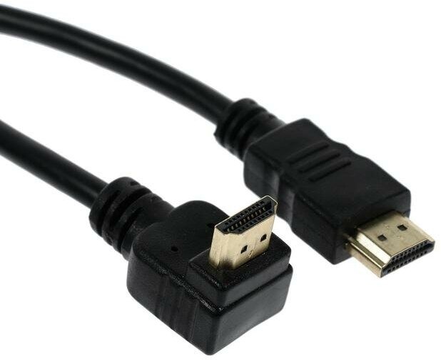 Gembird Кабель HDMI Cablexpert, HDMI(m)-HDMI(m), вер.1.4, 3 м, 19M/19M, угловой, черный