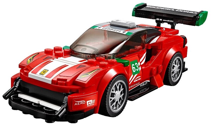 Конструктор LEGO Speed Champions Ferrari 488 GT3 Scuderia Corsa, 179 деталей (75886) - фото №5
