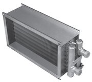 Водяной нагреватель для прямоугольных каналов WHR 600*300-2