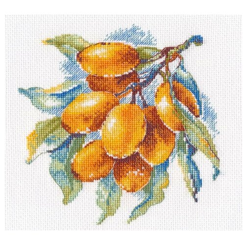 Овен Набор для вышивания Янтарная ягода (1091), 15 х 15 см набор для вышивания янтарная ягода