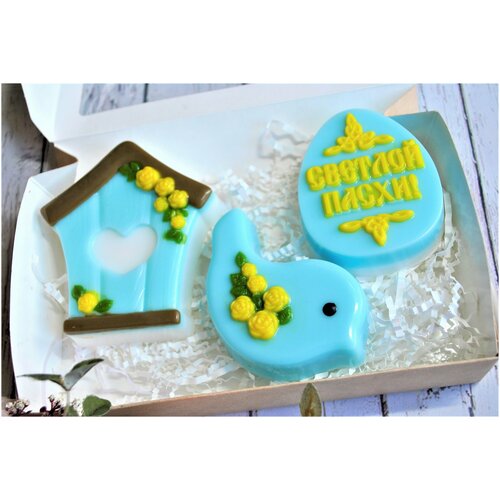 Набор пластиковых форм для мыловарения к Пасхе 