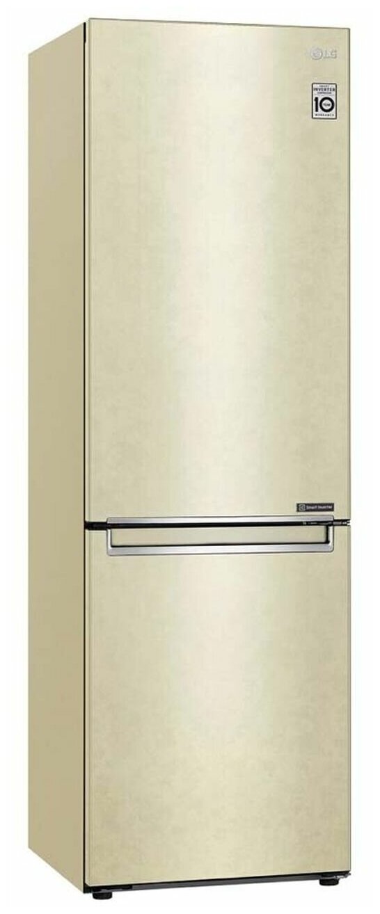 Холодильник LG GC-B459SECL бежевый
