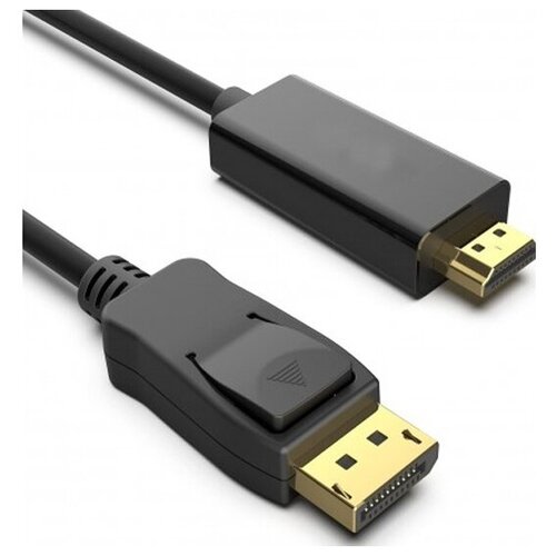 Кабель Ks-is KS-744-1.8 DP 20M HDMI 19M 4Kэкран. 1.8м кабель displayport displayport ks is ks 471 1 dp v1 4 4k 120hz вилка вилка длина 1 метр