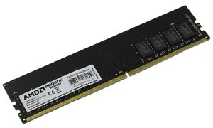 Модуль памяти AMD Radeon 4GB AMD Radeon™ DDR4 2666 DIMM R7 Performance Series Black