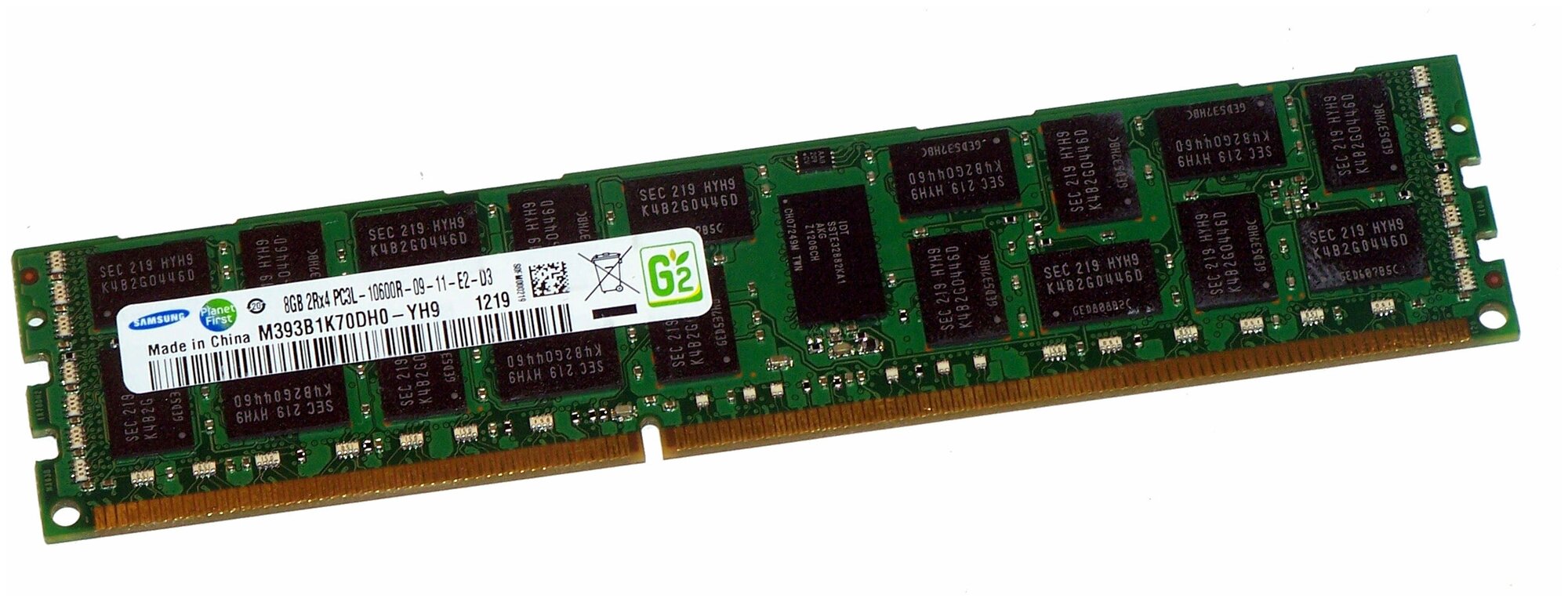 Оперативная память Samsung 8 ГБ DDR3 1333 МГц DIMM CL9 M393B1K70DH0-YH9