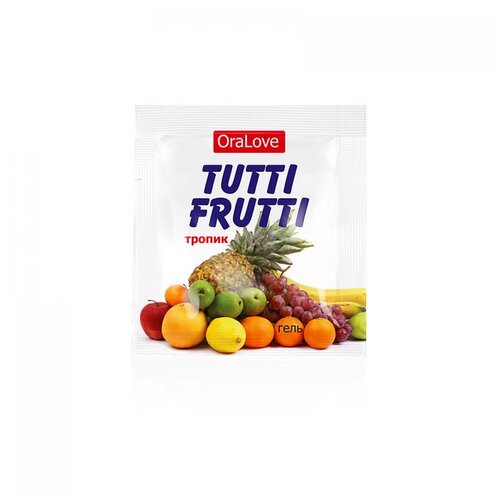 Оральный гель Tutti-Frutti со вкусом тропических фруктов (5 шт по 4 г)