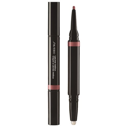 Shiseido Автоматический карандаш-праймер для губ InkDuo, 03 mauve
