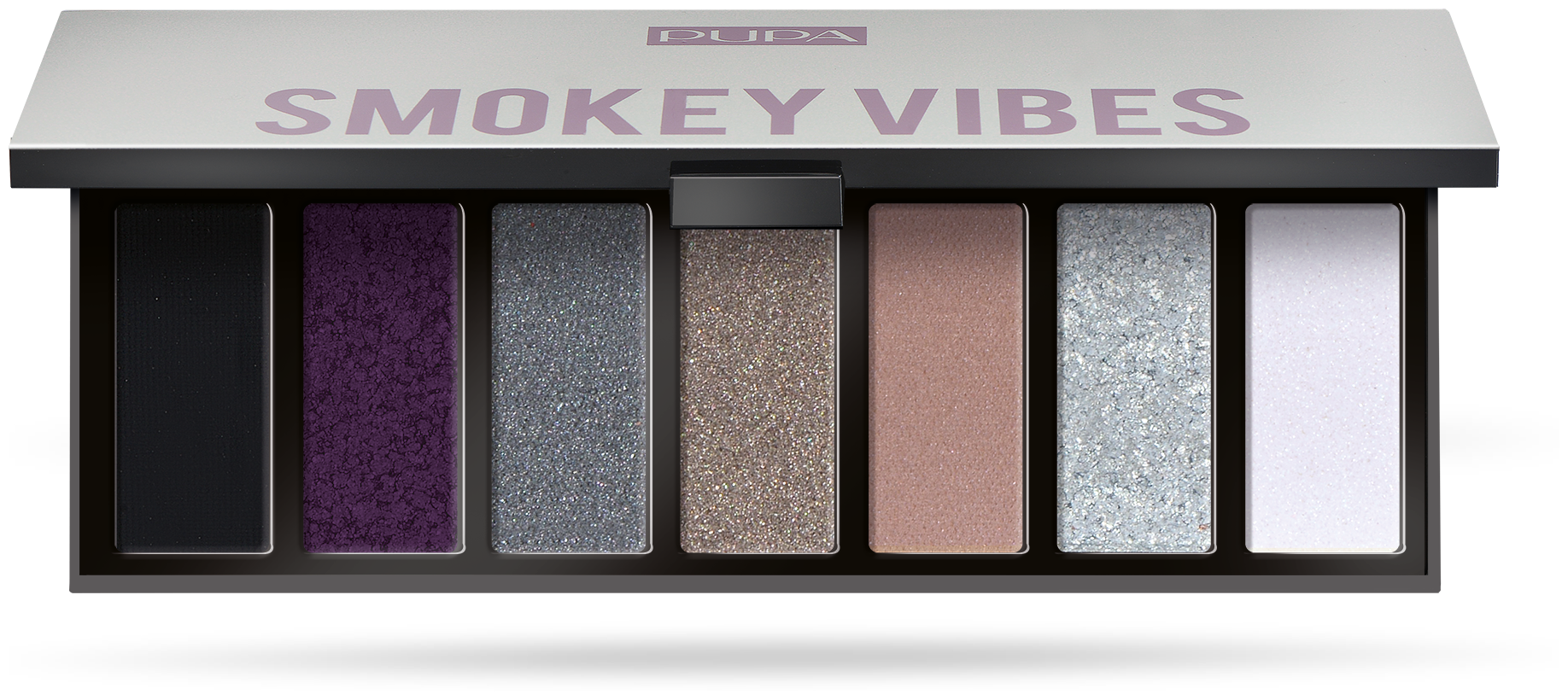 Pupa Палетка теней Makeup Stories Compact 002 smokey vibes