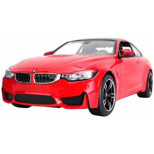 Легковой автомобиль Rastar BMW M4 Coupe (70900), 1:14, 33 см, красный легковой автомобиль rastar bmw x6 31400 1 14 35 см красный