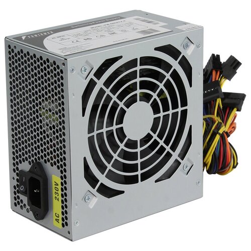 Блок питания Powerman PM-600ATX F 600W серый powerman power supply 600w pm 600atx f 12cm fan