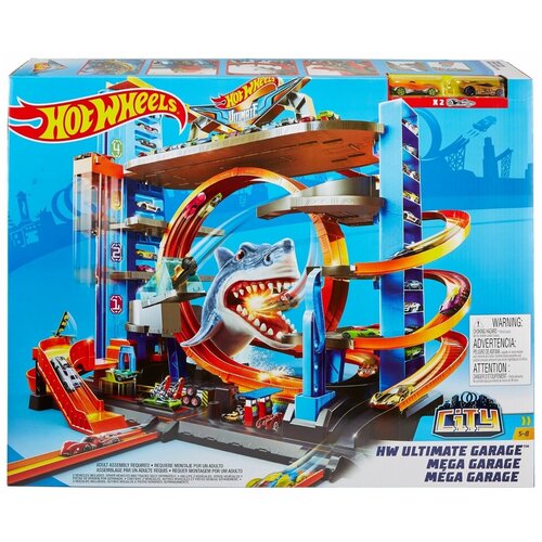 трек hot wheels city attack fnb05 gator garage Трек Hot Wheels City HW Ultimate Garage FTB69 разноцветный