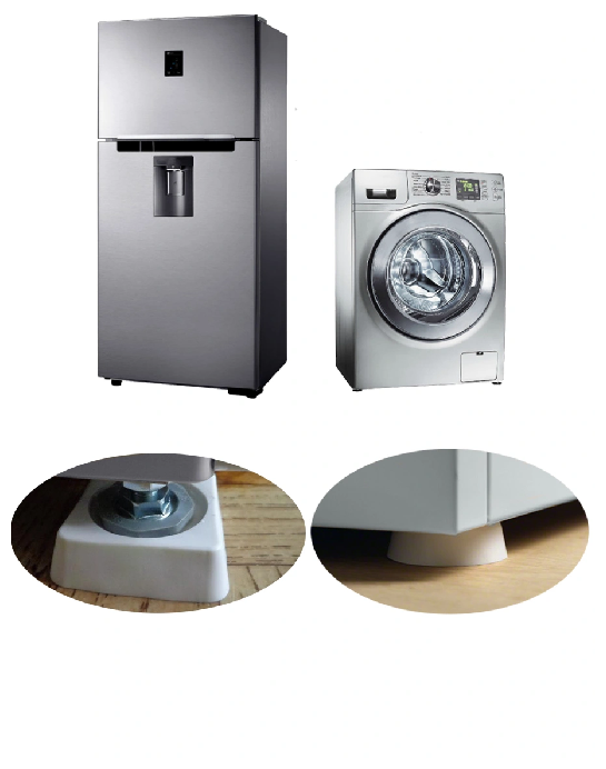 Антивибрационные подставки для стиральных машин и холодильников 4 шт, квадрат - фотография № 5