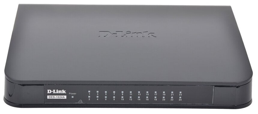 Коммутатор D-Link DES-1024A/E1B 24x100Mb неуправляемый