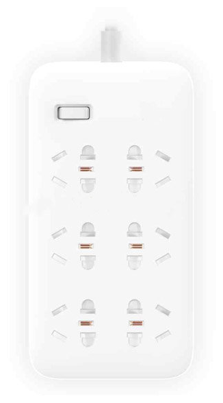 Удлинитель Xiaomi Mijia Power Strip (MJCXB6-02QM) 6 розеток