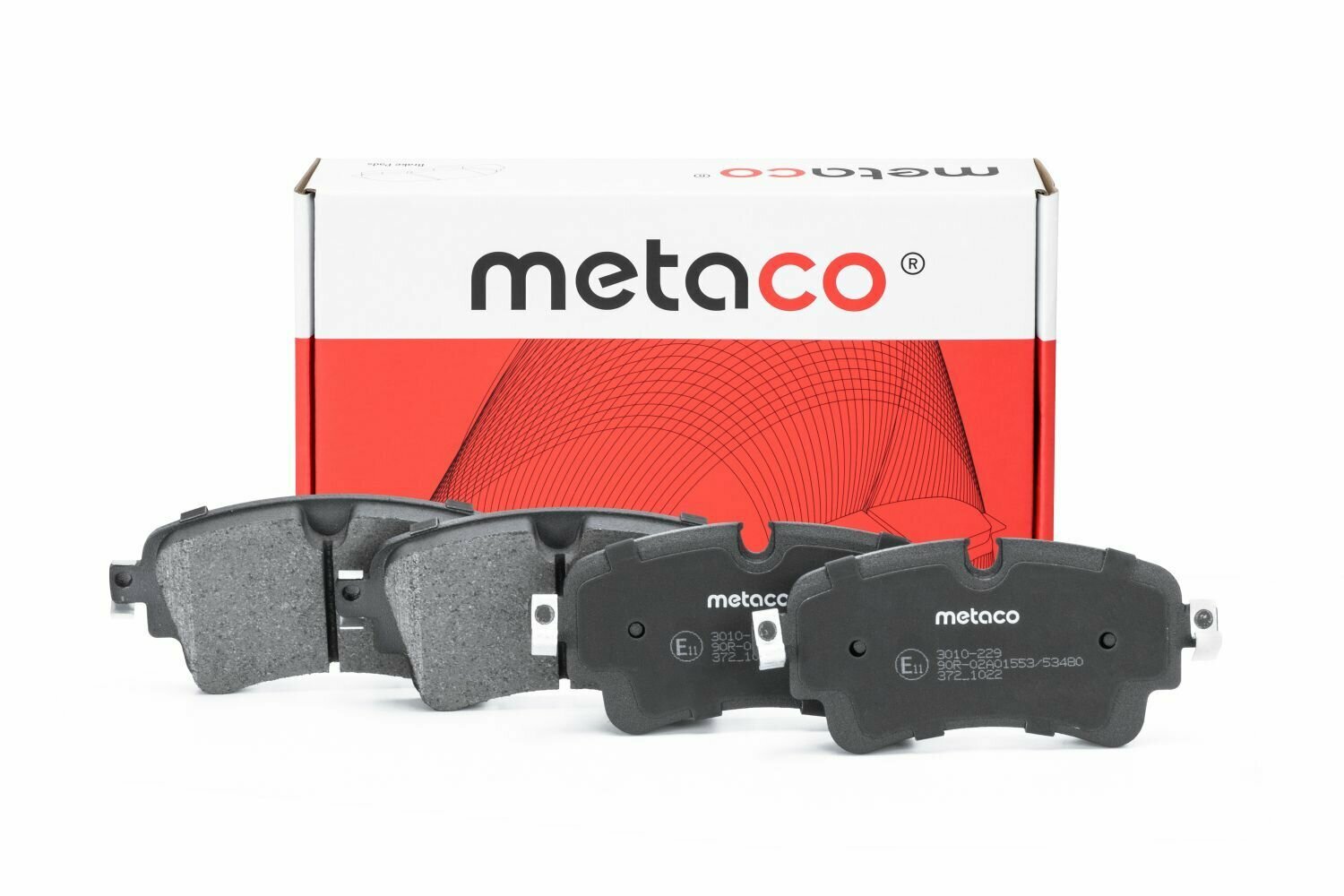 Колодки тормозные задние дисковые к-кт Metaco 3010-229