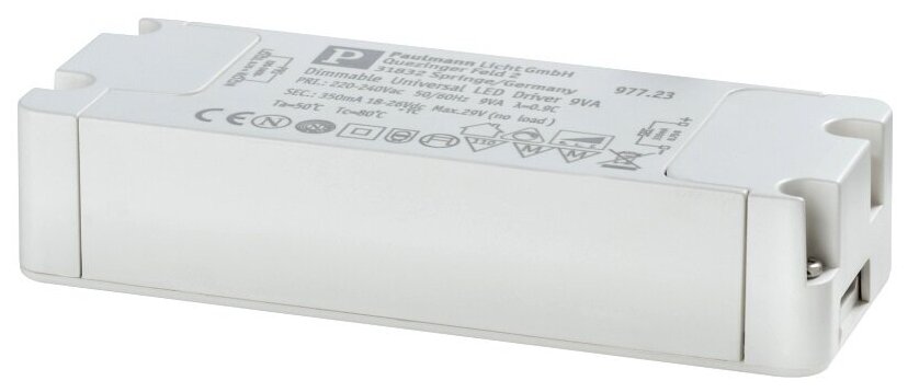 Трансформатор LED Driver Konst.strom 350mA 9W dimm Ws