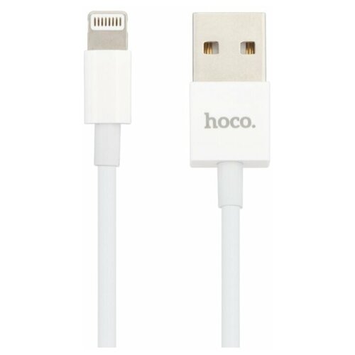 Кабель Hoco X31 USB - Lightning, 1 м, белый hoco кабель hoco x86 usb lightning кабель для быстрой зарядки и передачи данных кабель для айфона