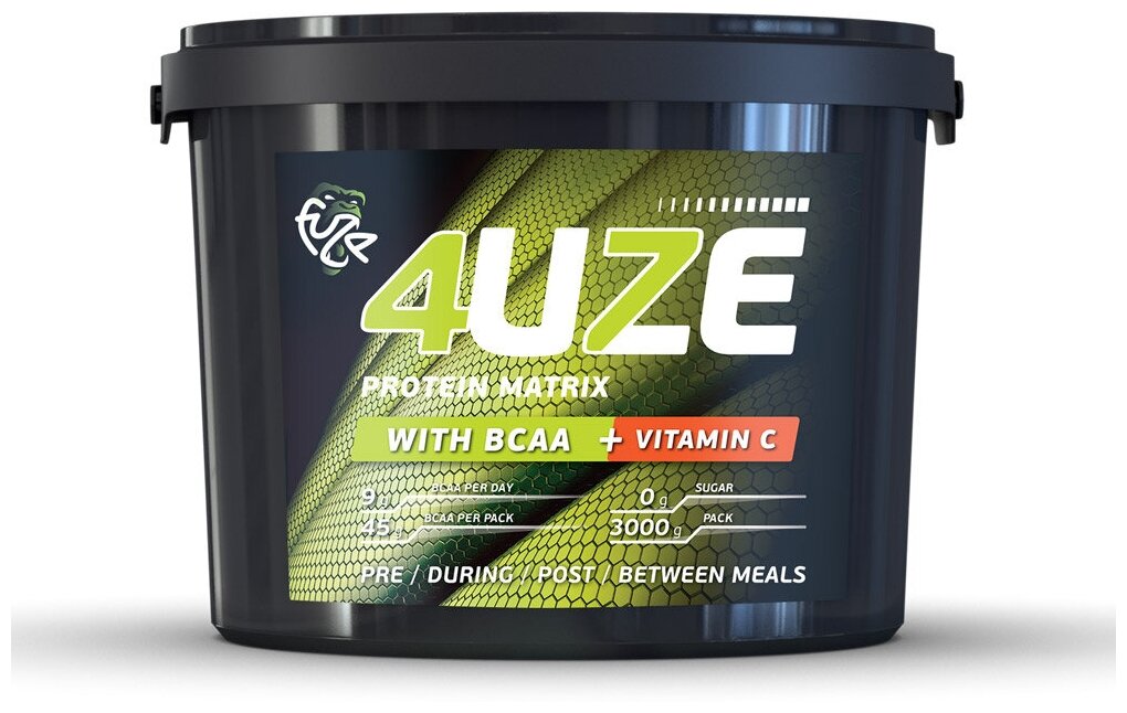 Мультикомпонентный Протеин Fuze Protein Matrix ВСАА + Vitamin C, 3000 гр., сливочная карамель