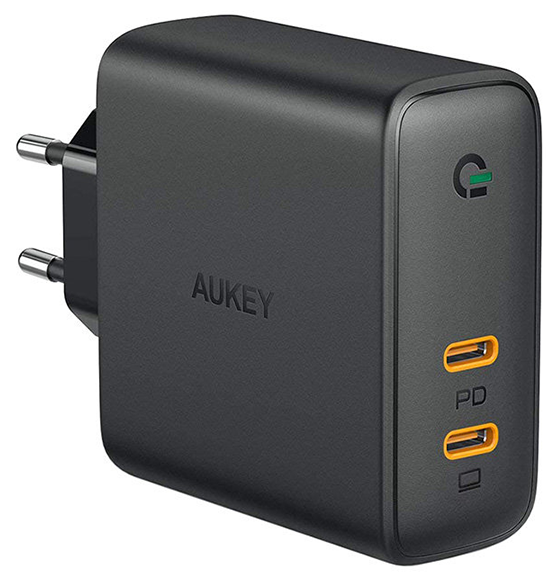 Сетевая зарядка Focus Duo Aukey - фото №1