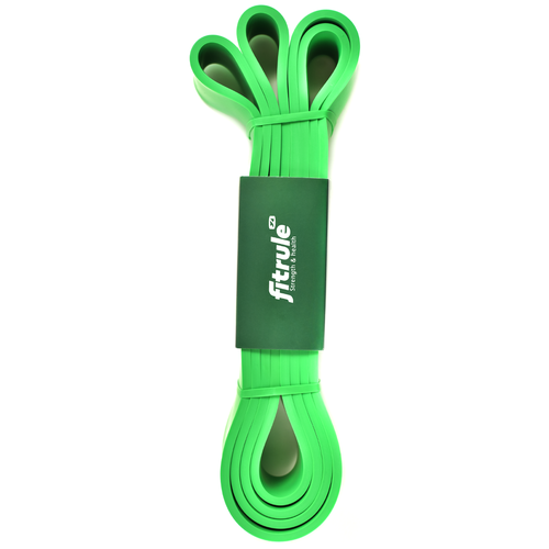 фото Fitrule резинка для фитнеса (эспандер) (1000см х 5см) зеленая