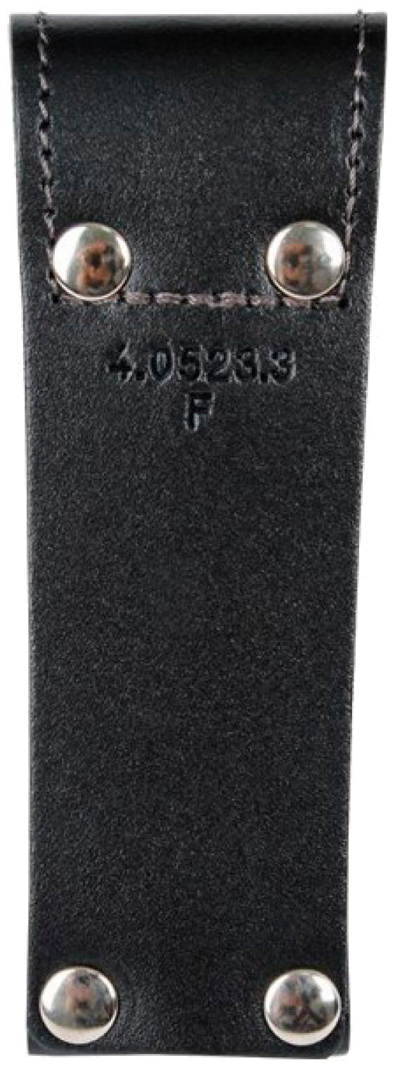 Чехол из нат.кожи Victorinox Leather Belt Pouch (4.0523.3) черный с застежкой на липучке без упаковк - фото №3