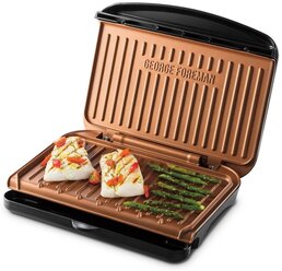 Гриль George Foreman 25811-56, черный/золотистый