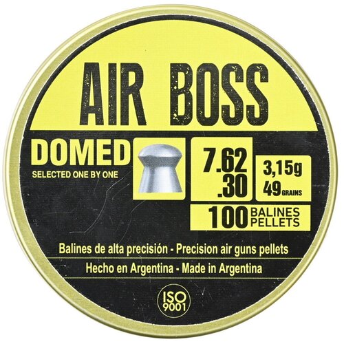 Пули Apolo Air Boss Domed 7,62 мм, 3,15 г (100 штук)