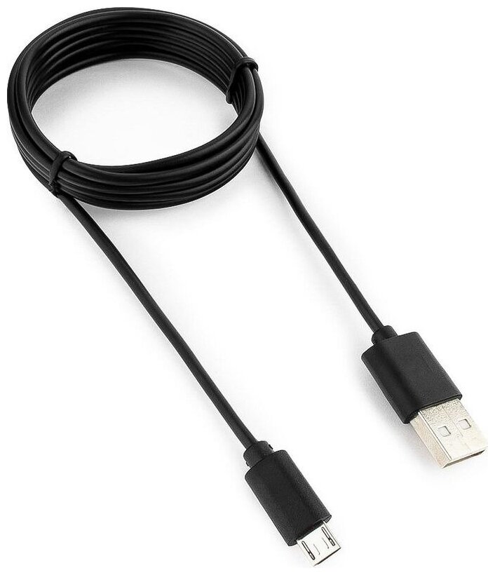 Кабель microUSB 1.8м Cablexpert CC-mUSB2-AMBM-6W круглый белый - фото №3