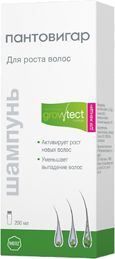 Пантовигар Шампунь Рост волос Growtect Formula (женский) 200мл