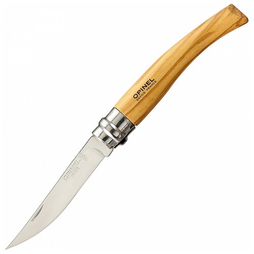 Нож складной OPINEL Slim Line 08 Olive олива нож походный opinel slim bubinga n12 12vri 000011 коричневый