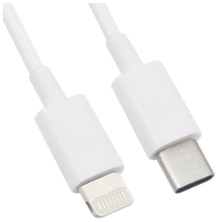 USB кабель "LP" USB Type-C - Apple 8 pin (белый/европакет)