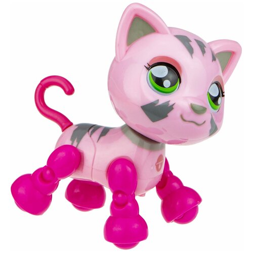 Робот 1 TOY Robo Pets Милашка котенок, розовый интерактивные игрушки 1 toy robo pets игривый пони т16977