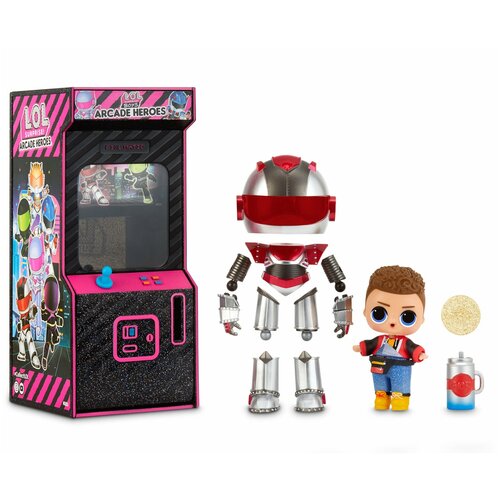 Кукла-сюрприз L.O.L. Surprise! Boys Arcade Heroes Action Figure Doll, 569367 белый spin master lol водный сюрприз 98234 1 lol