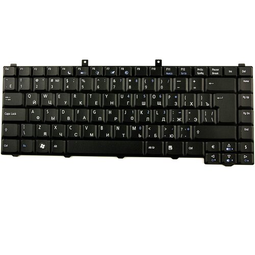 Клавиатура для Acer Aspire 3100 3650 3690 5100 p/n: MP-04656E0-6984, PK1306B02L0 клавиатура для ноутбука acer mp 04653su 6983 русская черная