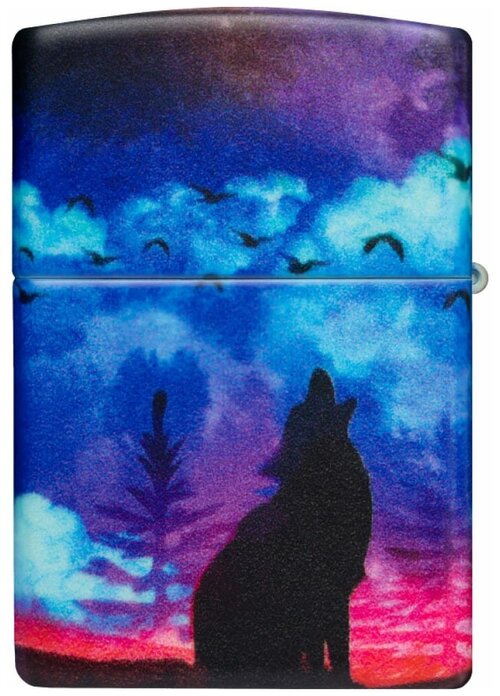 Зажигалка Zippo Wolf Design с покрытием 540 Matte 49683