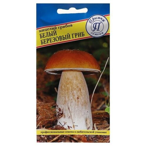 Мицелий грибов Белый гриб березовый , 60 мл семена мицелий грибов белый гриб березовый