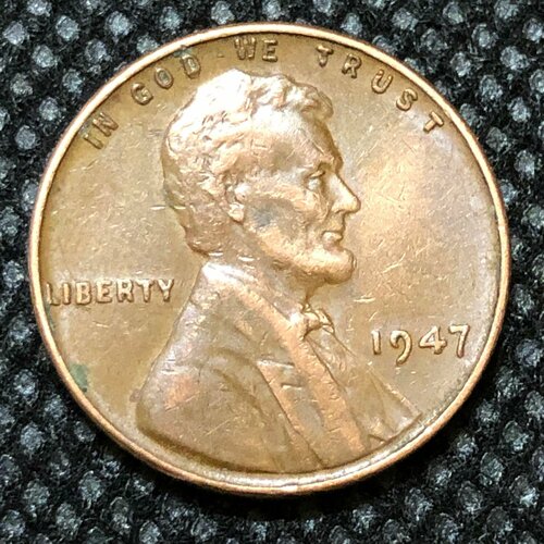 Монета США 1 цент 1947 год #5-1 монета сша 1 цент 1953 год 5 о