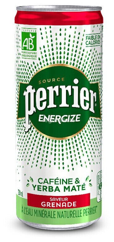 Газир.напиток Perrier Energize со вкусом граната 0.33 л 12 шт