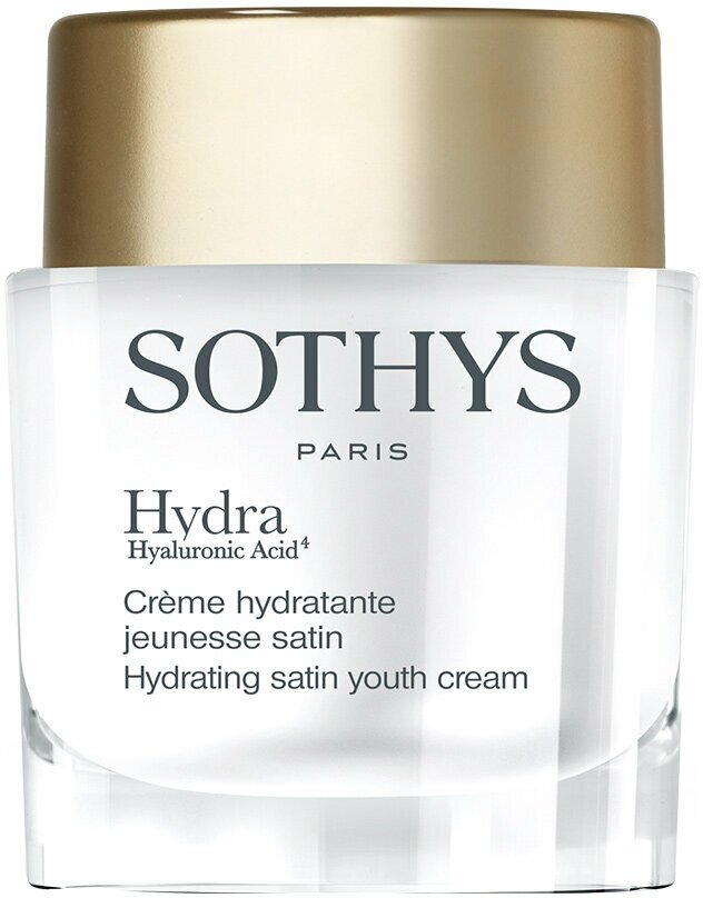 Sothys, Легкий увлажняющий омолаживающий крем Hydra Hyaluronic Acid4 Hydrating satin youth cream, 50 мл.