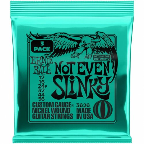 ERNIE BALL 3626 Nickel Slinky Not Even 3 Pack 12-56 - Струны для электрогитары Эрни Болл