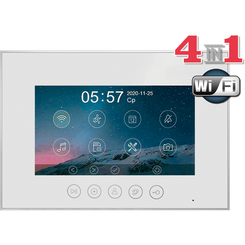 Монитор видеодомофона Marilyn HD Wi-Fi s VZ (white) монитор видеодомофона marilyn hd s vz white