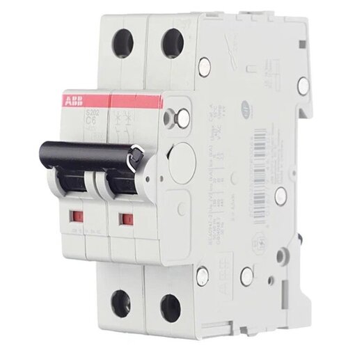 Автоматический выключатель ABB S202 (C) 6кА 6 А