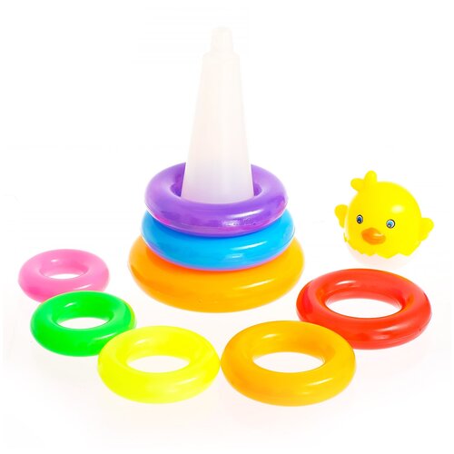 фото Пирамидка «цыплёнок», 8 колец сима-ленд