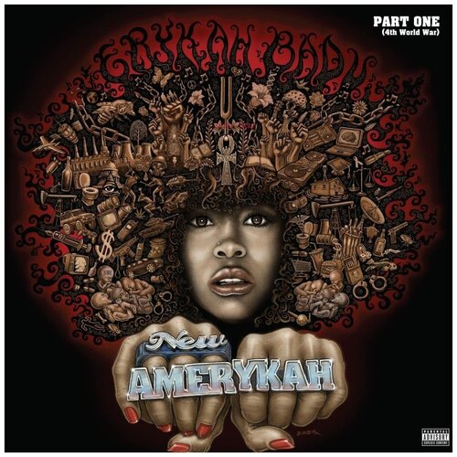 audio cd erykah badu new amerykah part one 4th world war Виниловая пластинка Erykah Badu. New Amerykah Pt.1. Purple (2 LP)