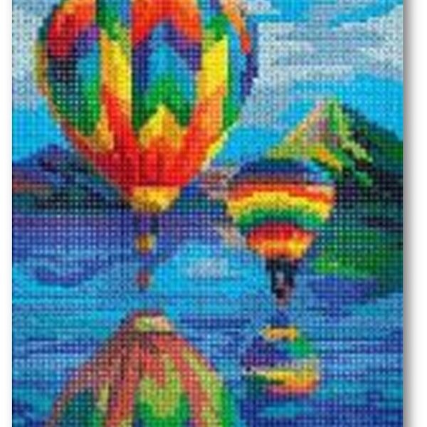 Алмазная мозаика Воздушные шары Kiki - фото №6