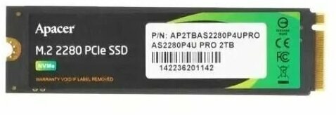 Накопитель SSDк Apacer M.2 PCI-E 2TB (AP2TBAS2280P4UPRO-1) - фото №11